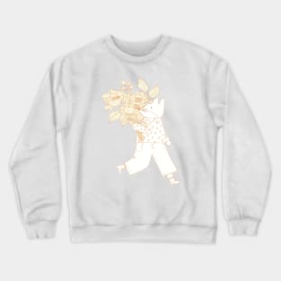 Fox and Flowers Crewneck Sweatshirt